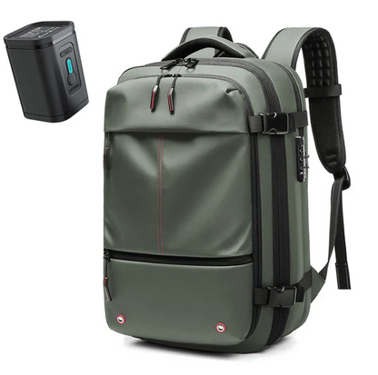 A Mochila de Viagem com Cadeado e Compressão a Vácuo Essence Trip + Brinde Necessaire